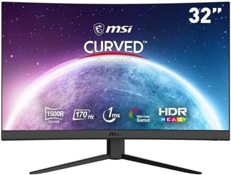MSI LED Monitor G32CQ4 E2 32 Inch QHD 2560 x 1440 170Hz MSI LED Monitor G32CQ4 E2 32 Inch QHD 2560 x 1440 170Hz